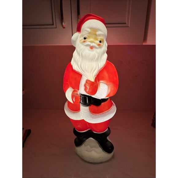 Carolina Enterprises Other - Vintage Blow Mold Santa Claus Working Light 1973 Empire 23” Carolina Enterprises